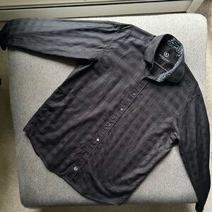 Bugatchi Men’s Classic Fit Long Sleeve Button Down Shirt XL